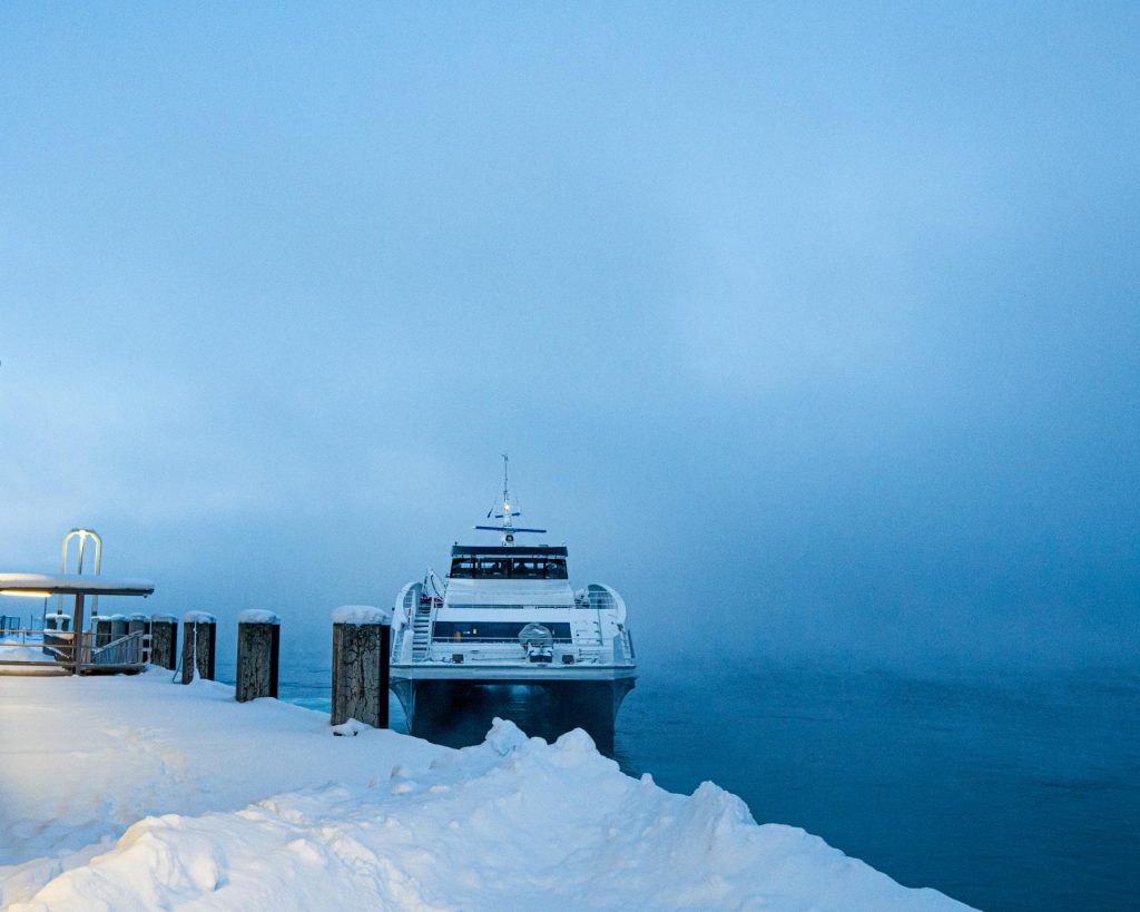 Express boat from Tromso to Finnsnes Kai