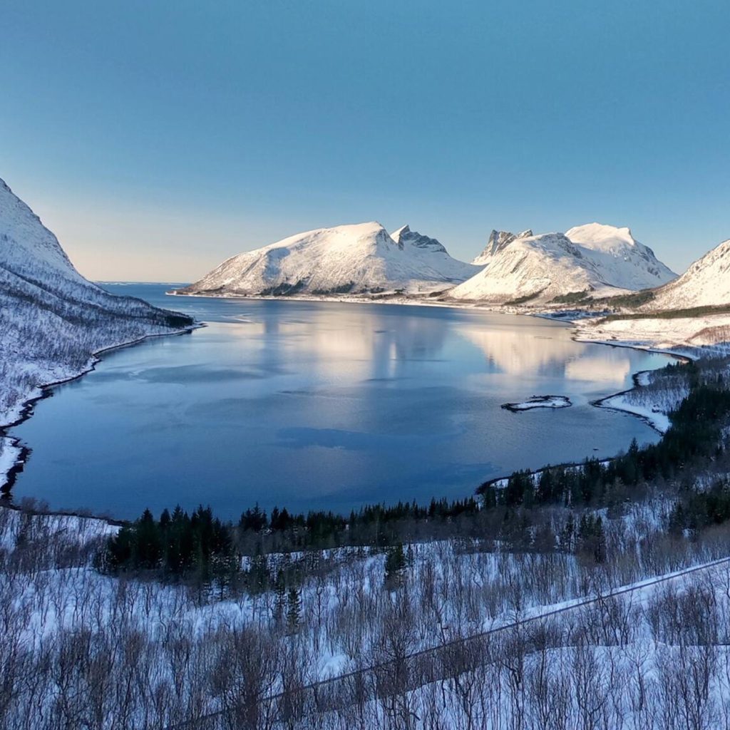 Bergsbotn viewpoint on Senja National Scenic Road